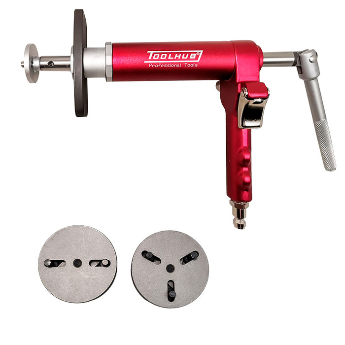 Conjunto de Chave de Reação Pneumática + Conjunto de Adaptadores de 2 e 3 pontos