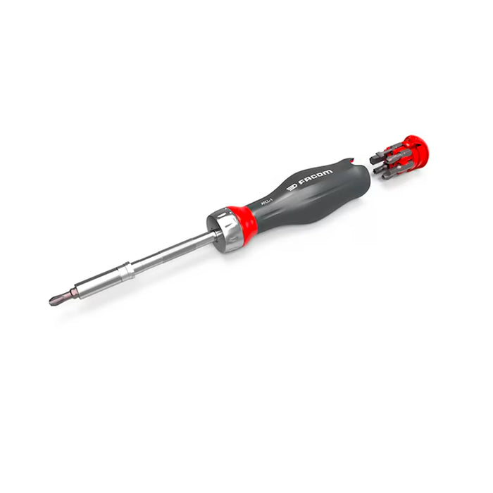Chave de punho com raquete porta-pontas e jogo de 15 pontas - PROTWIST®
