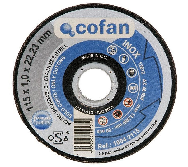 Discos de Corte Padrão 115mm - 50 Unidades